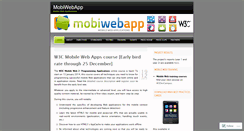 Desktop Screenshot of mobiwebapp.eu